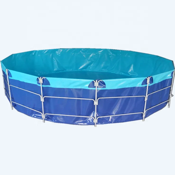 2020 Customized Size Frame Fish Farmming Tank/ Flexible Water Tank /Tarpaulin Fish Pool