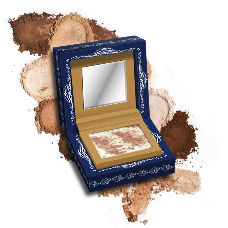 Professional Marble Design Dry Highlight Palette Shimmer & Matte Waterproof Glitter Custom for Daily Makeup Use CE Certified