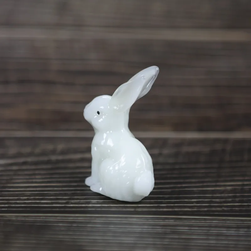 New Product As A Souvenir Factory Price Wholesale Custom Crystal Crafts Souvenir Glass Rabbit