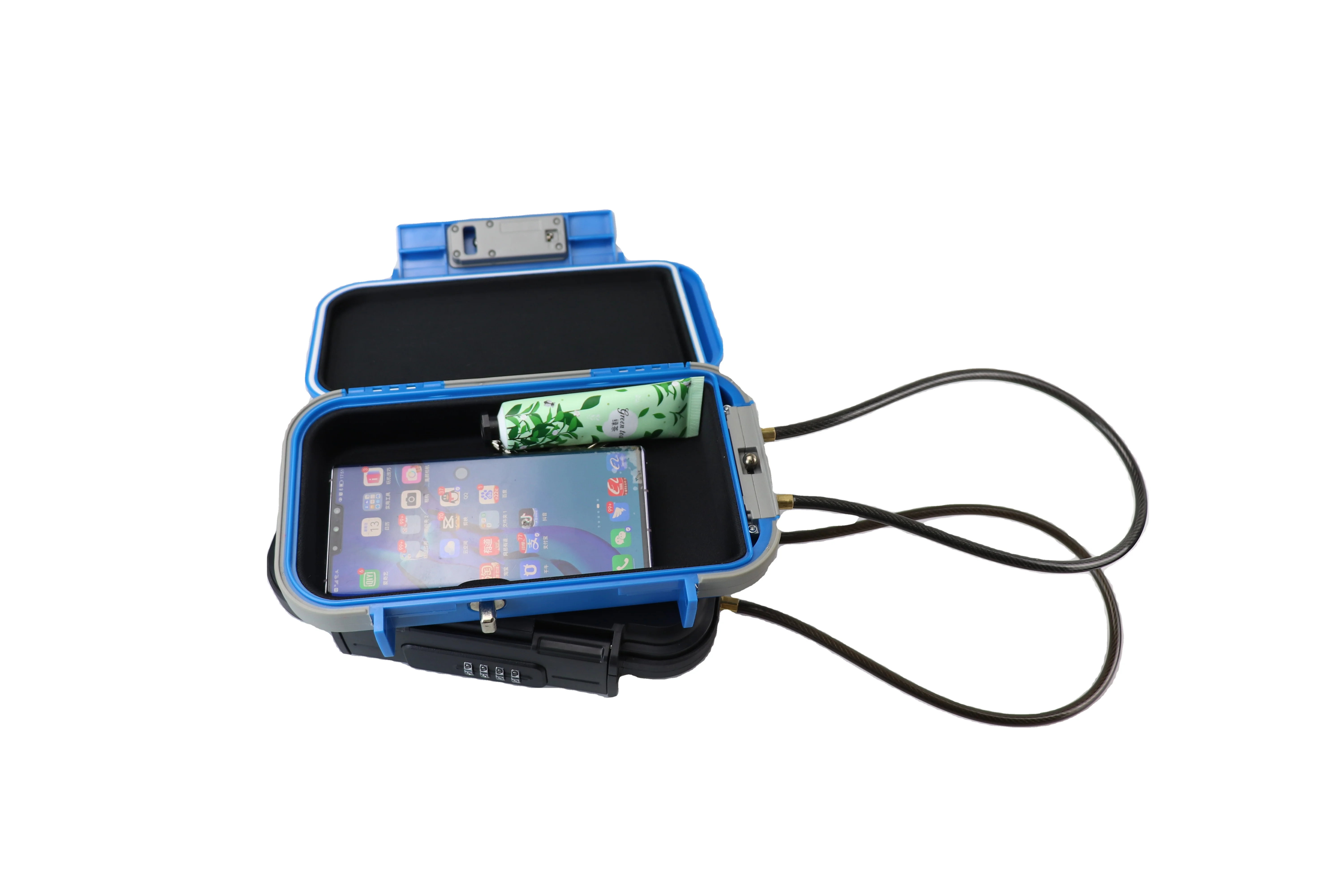 Asack G13 Big Capacity Waterproof Portable Safe Combination Lock Key Box Storage for Beach Travel Outdoor Lockbox Keybox