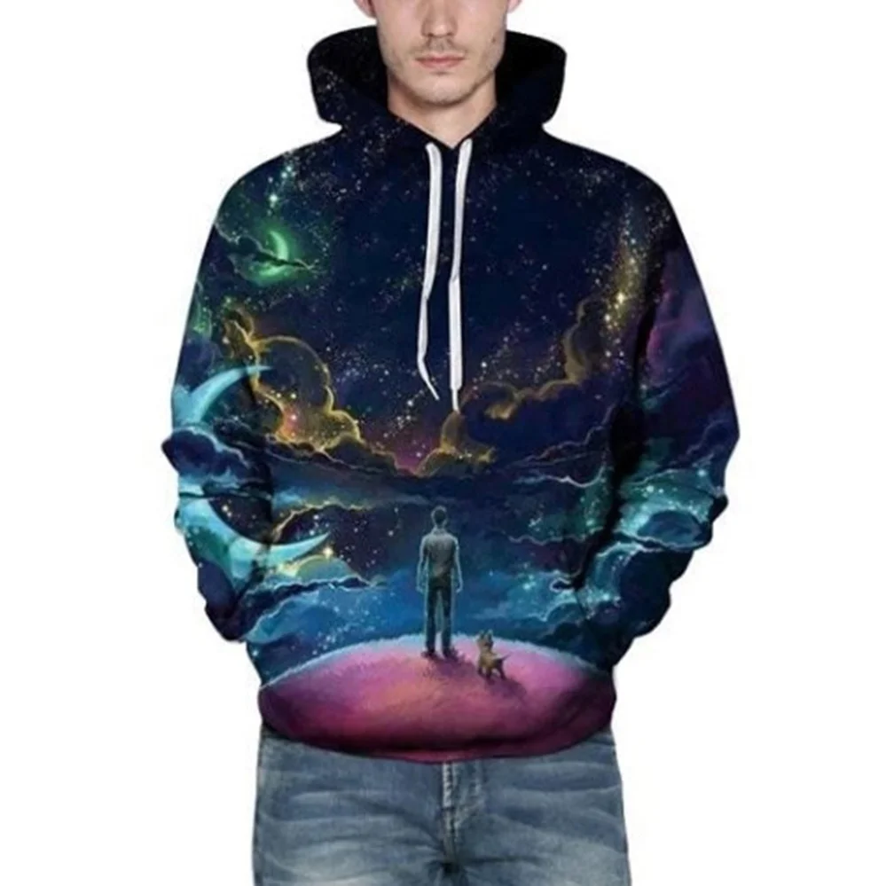 Custom Men Streetwear Tapestry Hoodie Men Design Anime Jumper Clothing Carpet Patchwork Oversized Hoodie