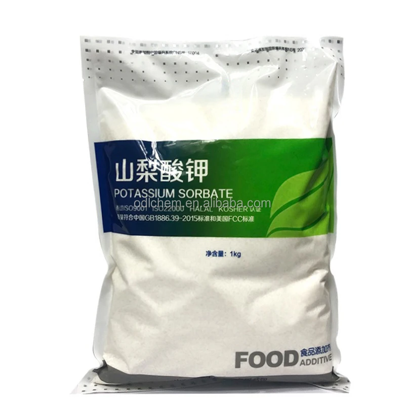 Factory Supply Food Additives Preservative Potassium Sorbate C6H7KO2 White Particles and powders