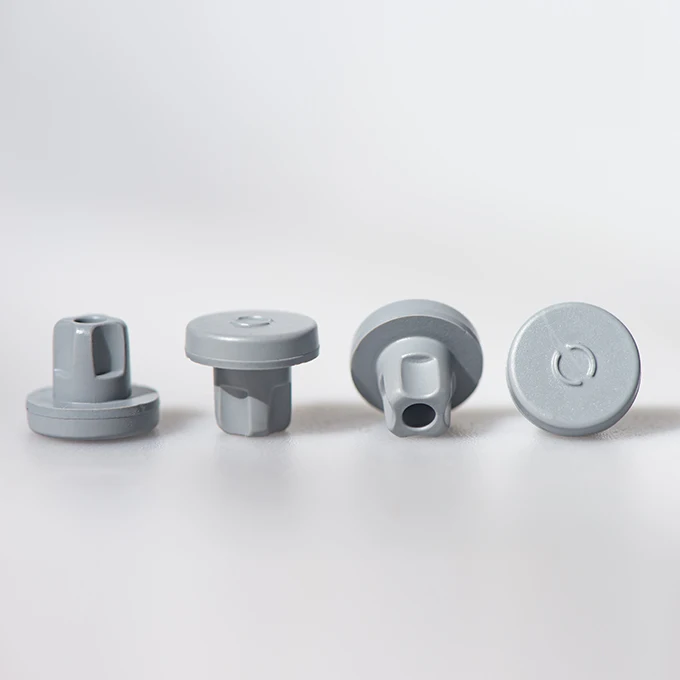 GMP Certified 13mm 15mm 20mm Sterile Butyl Rubber Glass Stopper for Sealing Injection Glass Vial