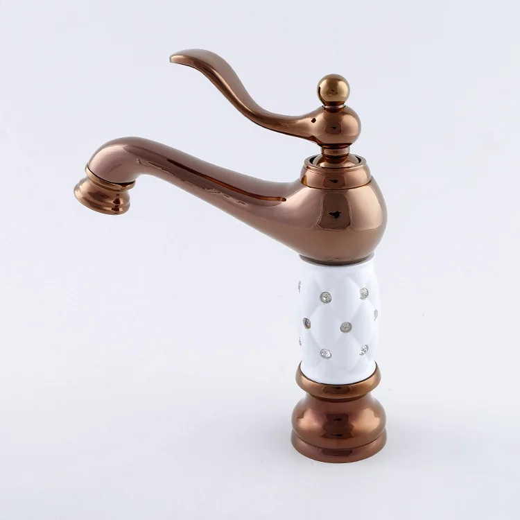 Environmentally friendly wear-resistant Lavatory Black Bathroom Accessories Mixer Brass Basin Sink Faucets Water Tap