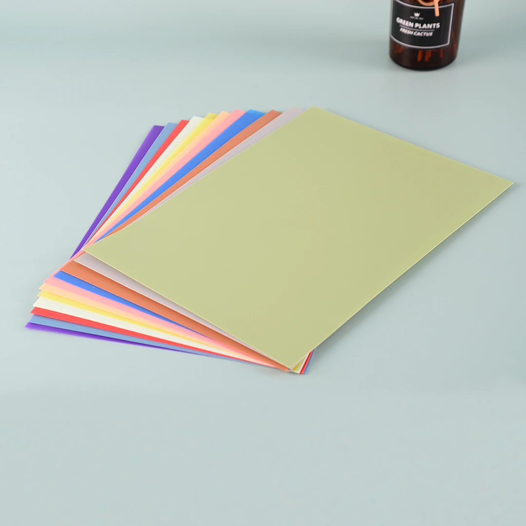 UV resistance PP sheet frosted colorful PP sheet polypropylene sheet for printing