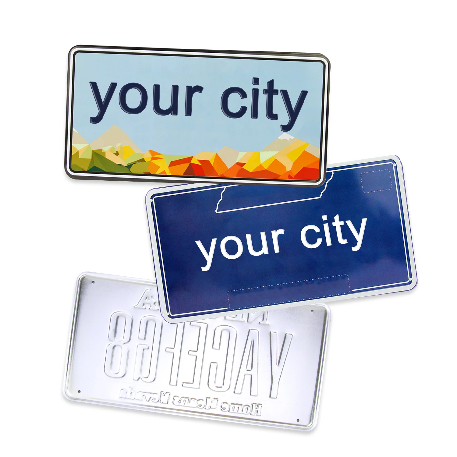 Cheapest Customised UK USA Vehicle Number Sticker Novelty License Plate Car Registration Plate