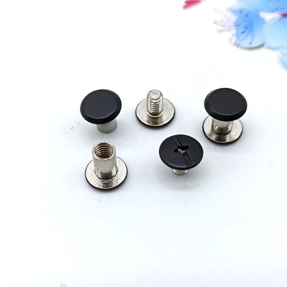 Gold Hot Metal Book Screw Chicago Binding ScrewStainless steel cut-through through-hole Chicago screws / holster bolts / frame