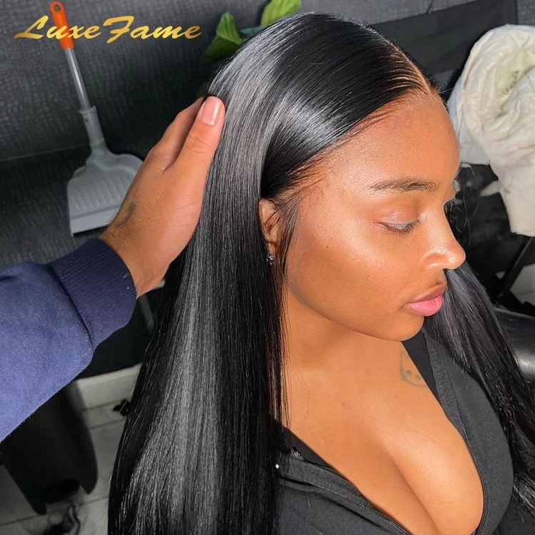 Human Hair Lace Front Wig Remy HD Lace Wigs for Black Brazilian Front Natural Alimina Mink Women Wholesale Transparent Swiss OEM