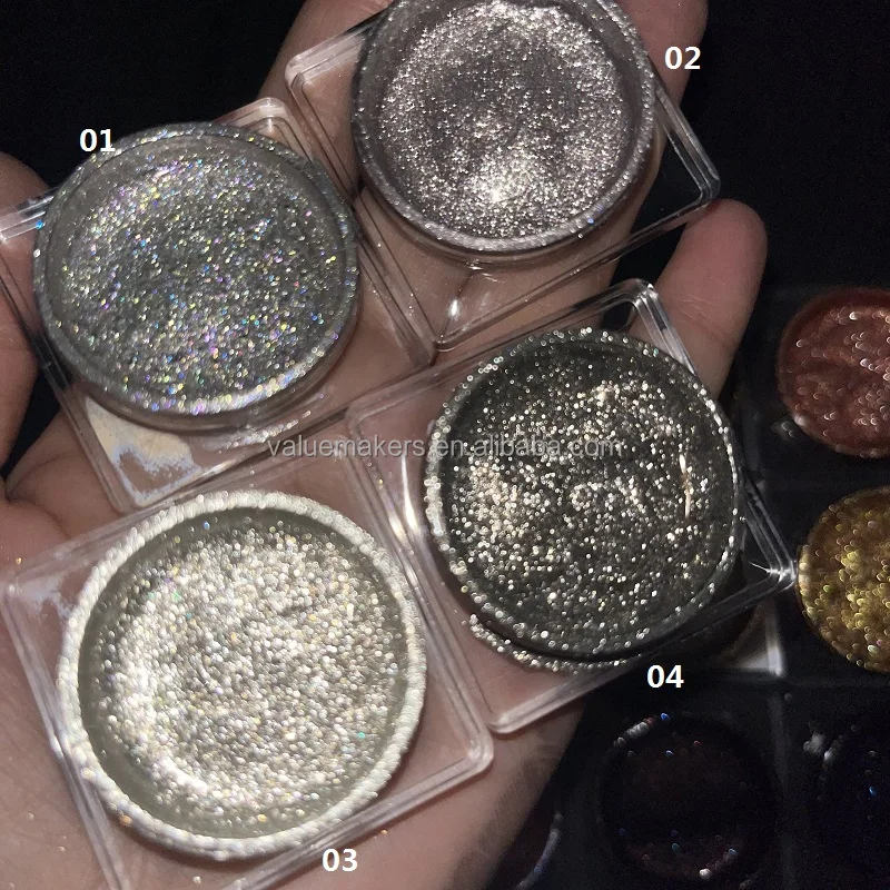 High Quality Private Label Jelly Liquid Metallic Eyeshadow Fast Dry Liquid Eeyliner Gel Pigmented Duochrome Eyeshadow Cream