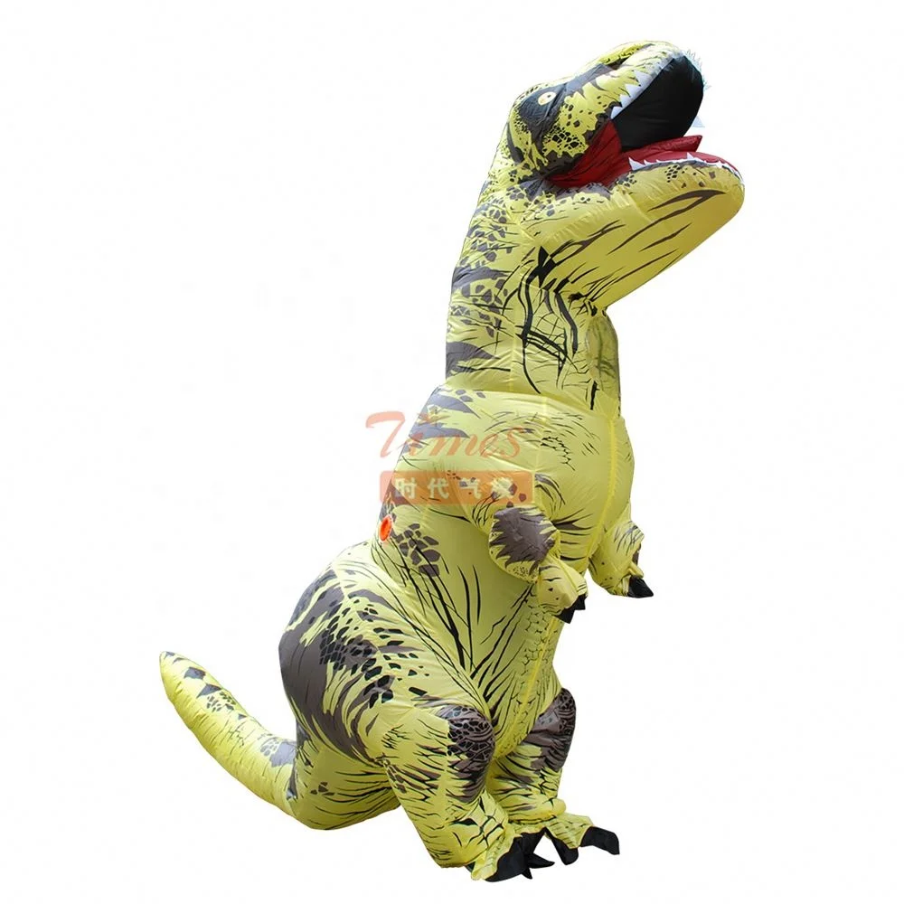 Adts Realistic T Rex Party Costume 9 Color Inflatable Dinosaur Clothes Inflatable Halloween Costumes