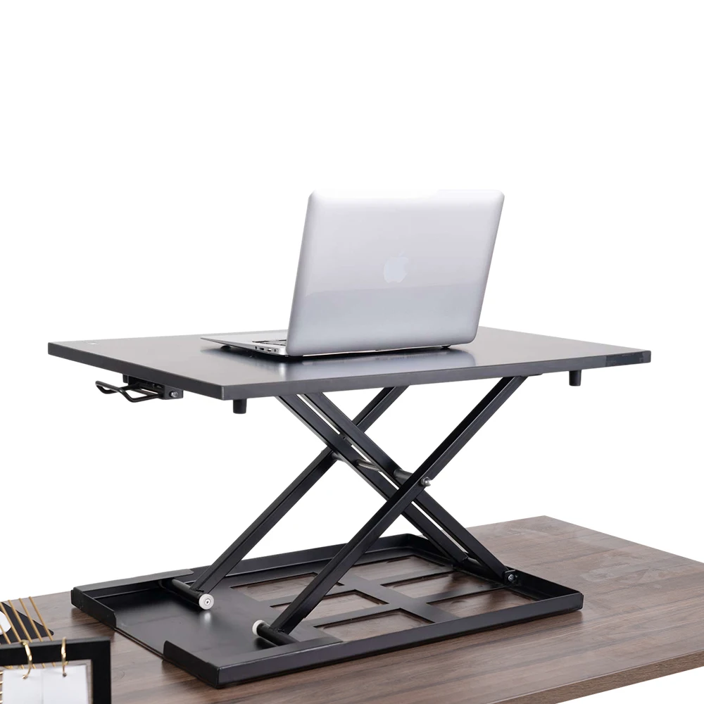 Motorized Height Adjustable Gas Spring Corner Standing Foldable Study Converter Desk