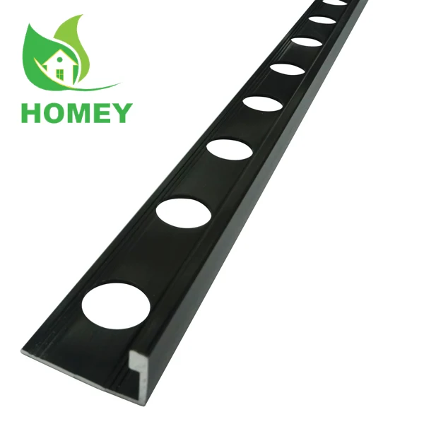 L chrome straight angle decorative metal trim