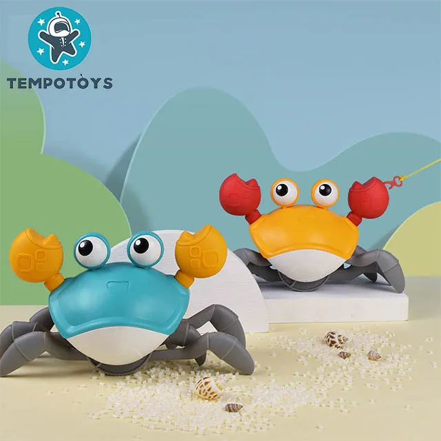 Tempo Toys For Kids Play Game Crab Toys New Bath Tub Play Water Bath Crab Beach Bath Toys With Music