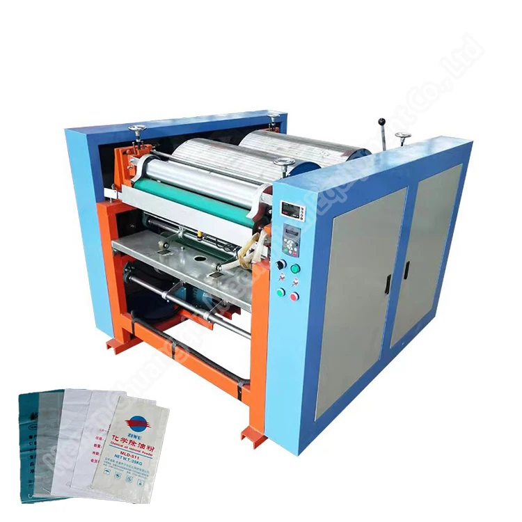 High Efficient plastic print logo multi color printing machine for bags