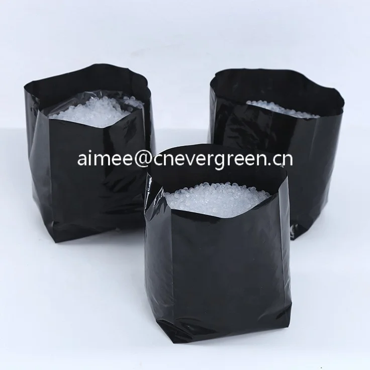 Черные пластиковые пакеты для рассады, горшок для растений