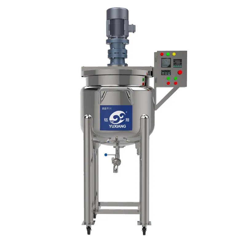 2023 High Quality Sanitary Stainless Steel Single Layer Mixing Machine Food Mixer Homogenizer Tank thermo mixer food processor