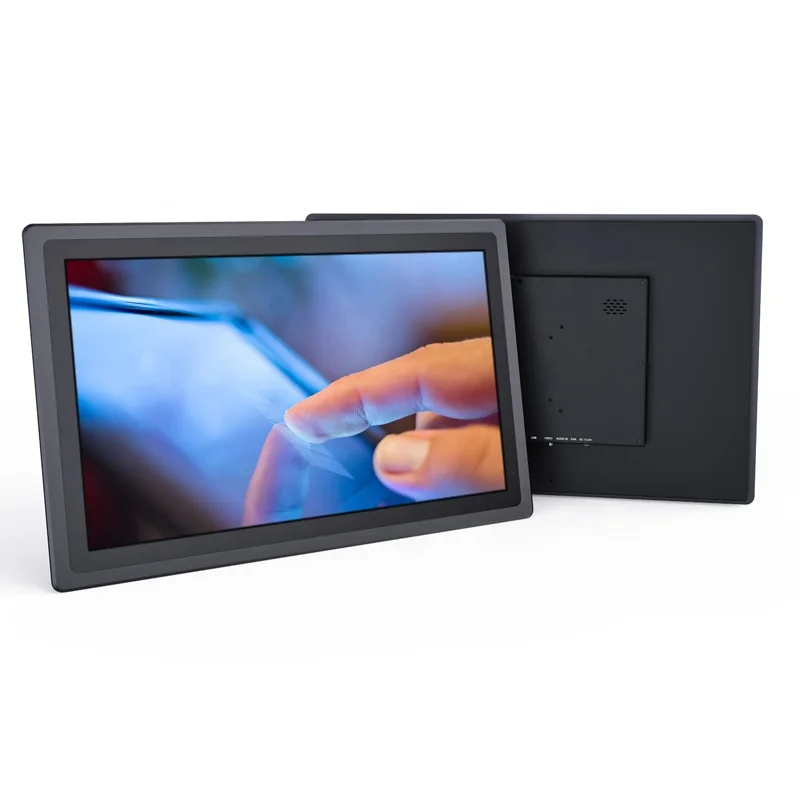 21.5 inch Full HD Industrial Multi Touch Screen VGA HDMI Computer Monitor IP65 Front Panel