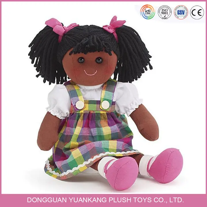 Custom Fashion Changeable Clothing Plush Little Girl Toy Doll Baby Plush Toy