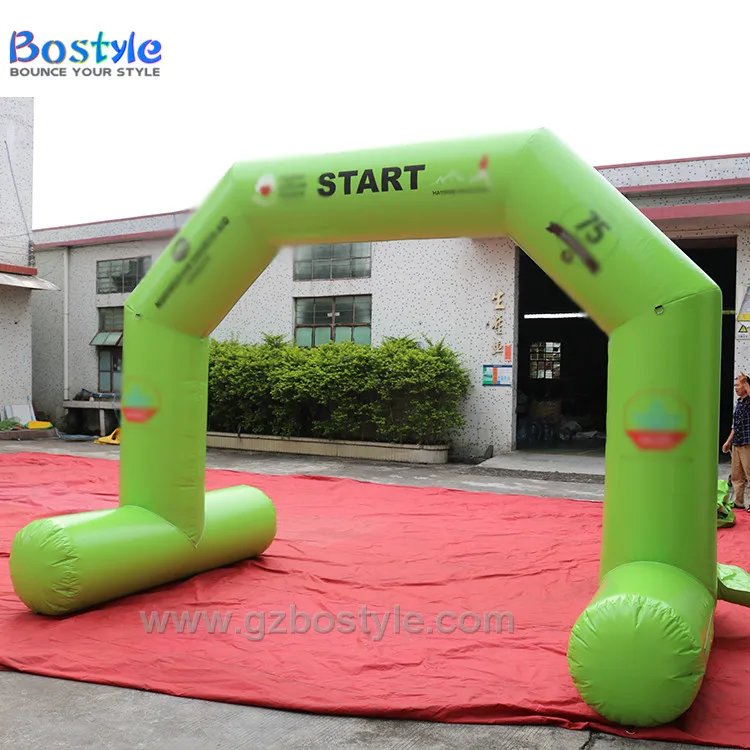 Custom red free standing advertising inflatable arch archway entrance gate inflatable arches with logo banner