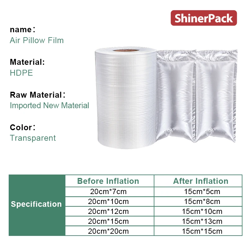 Shockproof Logistics Air Pack HDPE Airbag Padding Inflatable Bag HDPE Air  Pillow Bag