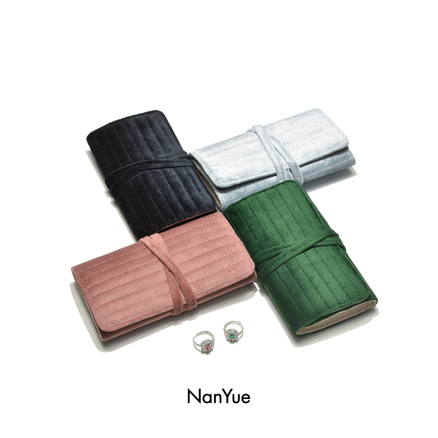 Velvet Jewelry Bag Travel Portable Ring Earrings Storage Bag Low Moq Products Velvet Jewelry Organizer Personalized Gifts