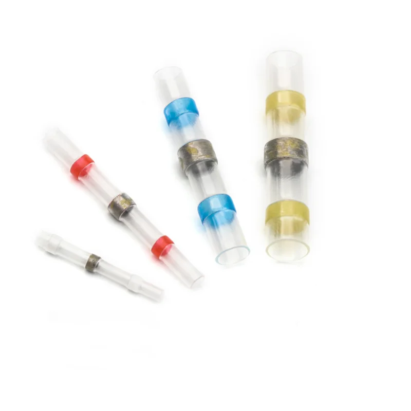 Waterproof Insulated solder seal Heat Shrink Butt Connectors Heat Resistant soldering Electrical Wire SpliceTerminals
