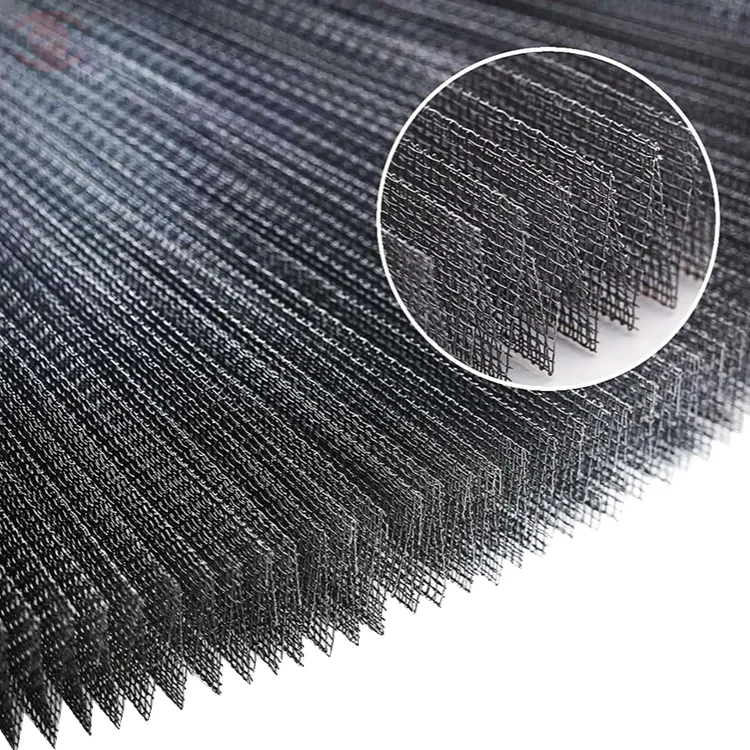 Jinwu Factory Direct Sales Polyester/Pet/Fiberglass/Pp Window Screen Mesh Folding Screen Pleated Mesh Anti Mosquito Net