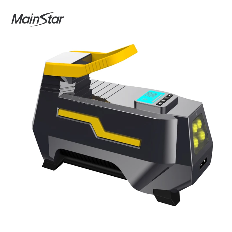 Portable Car Tire Inflator Air Compressor Pump Led Electric Car Tyre Inflator With Digital Pressure