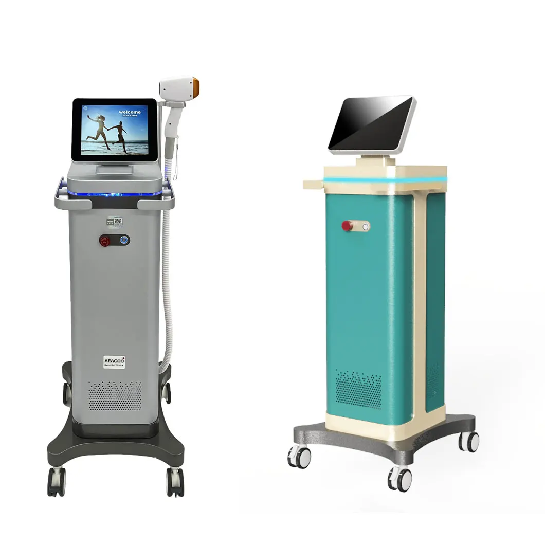 hottest selling ice platinums 755 808 1064 3 wavelength permanent 1064nm diode Laser hair removal machine price