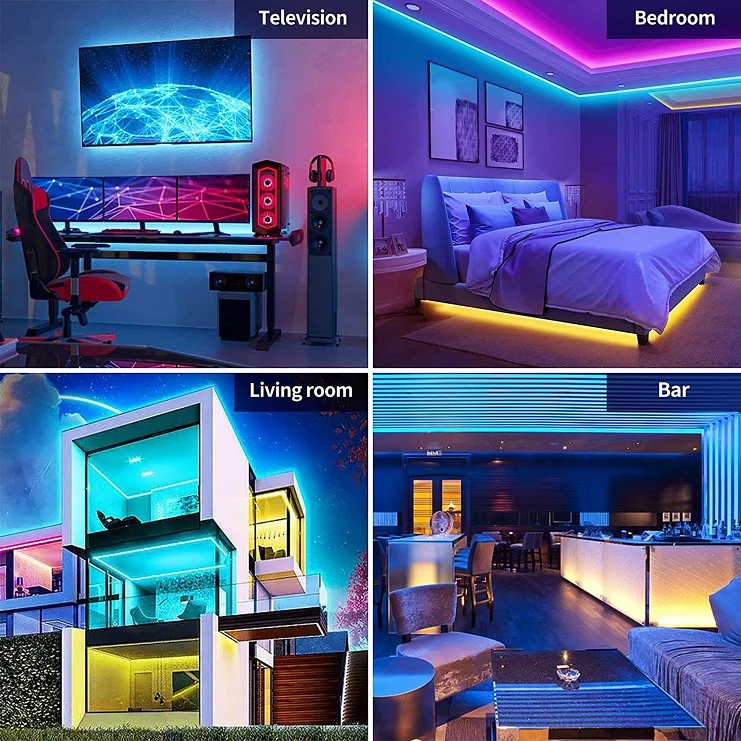 High quality and wholesale price RGB silicone flex neon strip light neon light kit