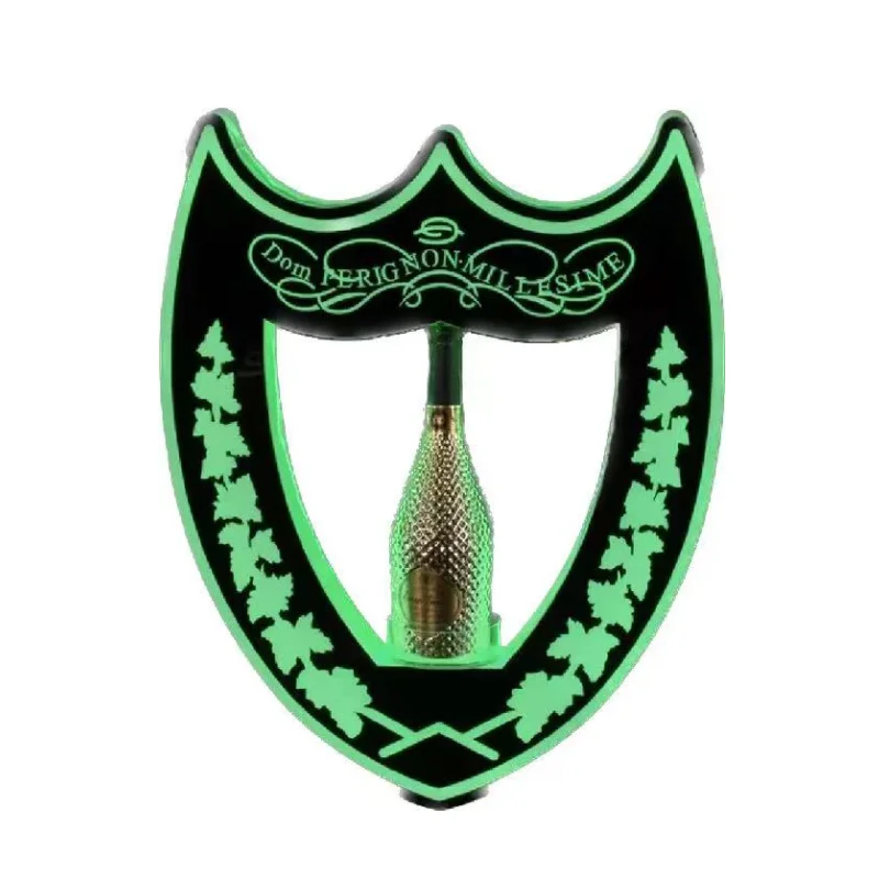 Night club Led light bottle holder bar shelf / bar liquor bottle stand / wireless led acrylic LED Bottle Presenter