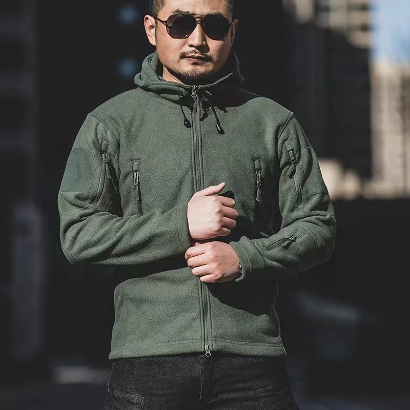 Call Dragon High Quality Wholesale Fleece Jacket Outdoor Hiking Warm Jacket Combat Camouflage Warm Jacket