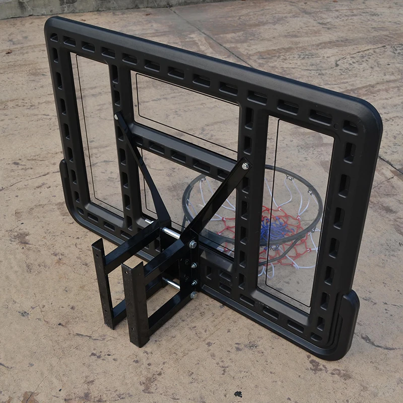 Wall Mounted Basketball Hoop with Backboard Mini Double Spring Basketball Stand