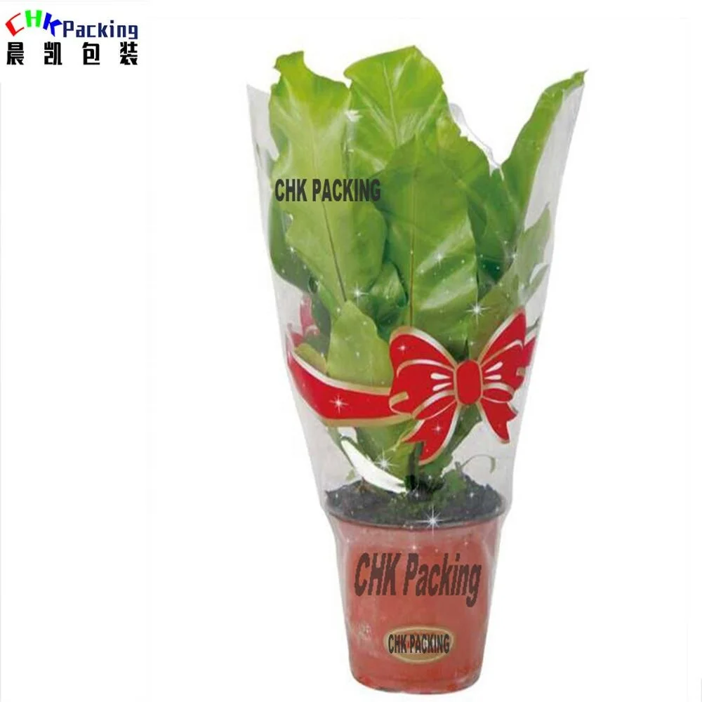 Qingdao CHK Packing flower plastic pot sleeves / plastic flower sleeves/pot Plant growing bags