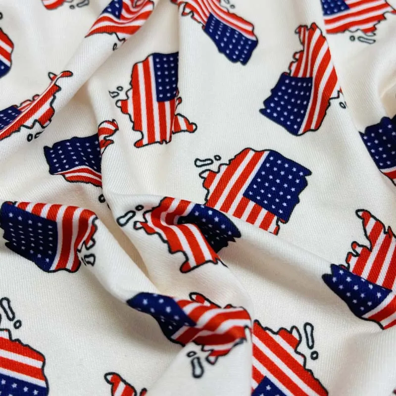 New Design Printed Double Brushed Poly Yummy Fabric, Custom Printing DBP Fabric Supplier/