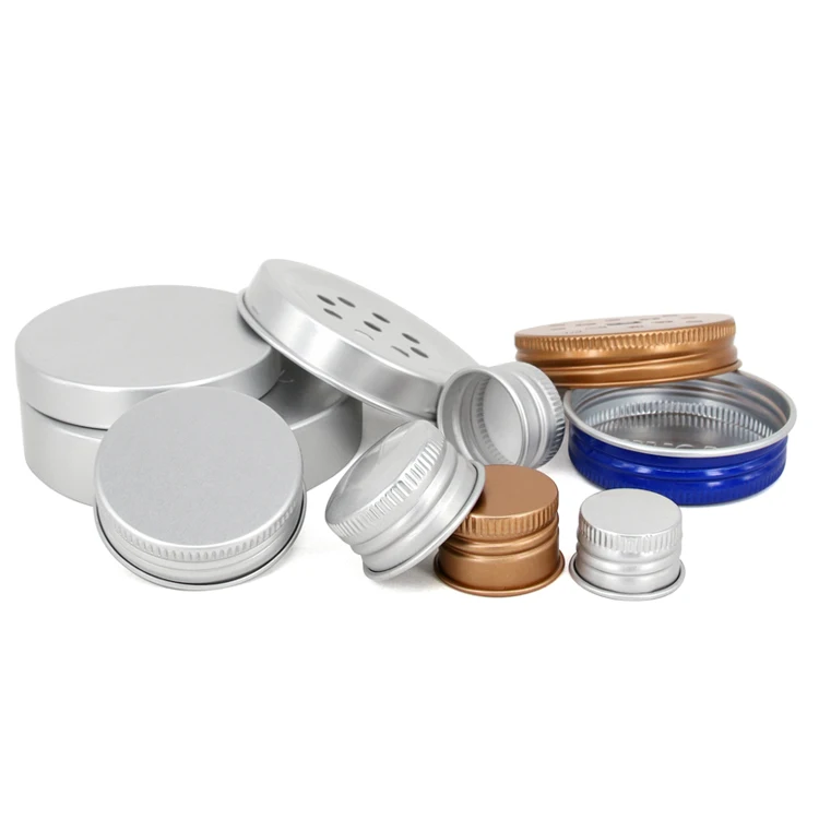 Алюминиевые колпачки для косметической упаковки бутылки пластиковые стеклянные банки Мейсон