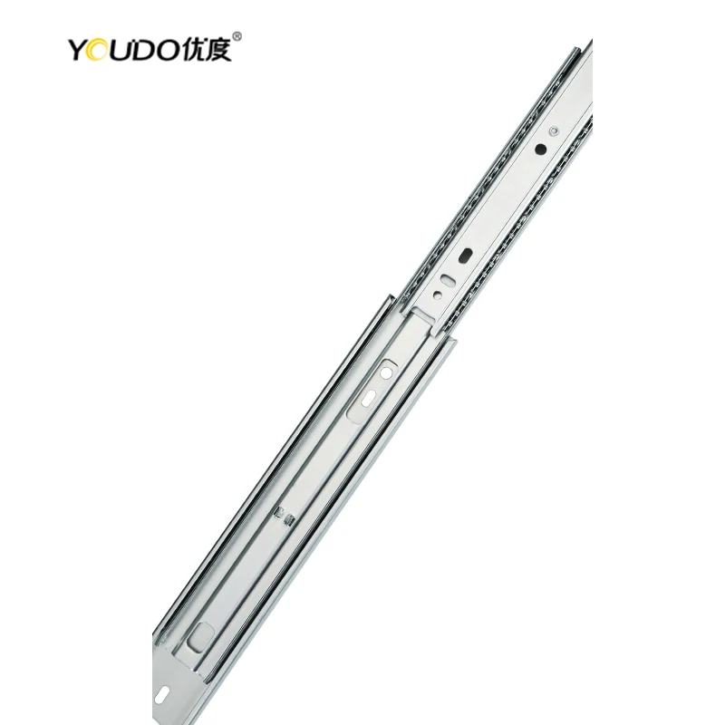 YOUDO 45mm Ball Bearing Drawer Slide Rail Heavy Duty Drawer Runners Telescopic Slides for Drawer