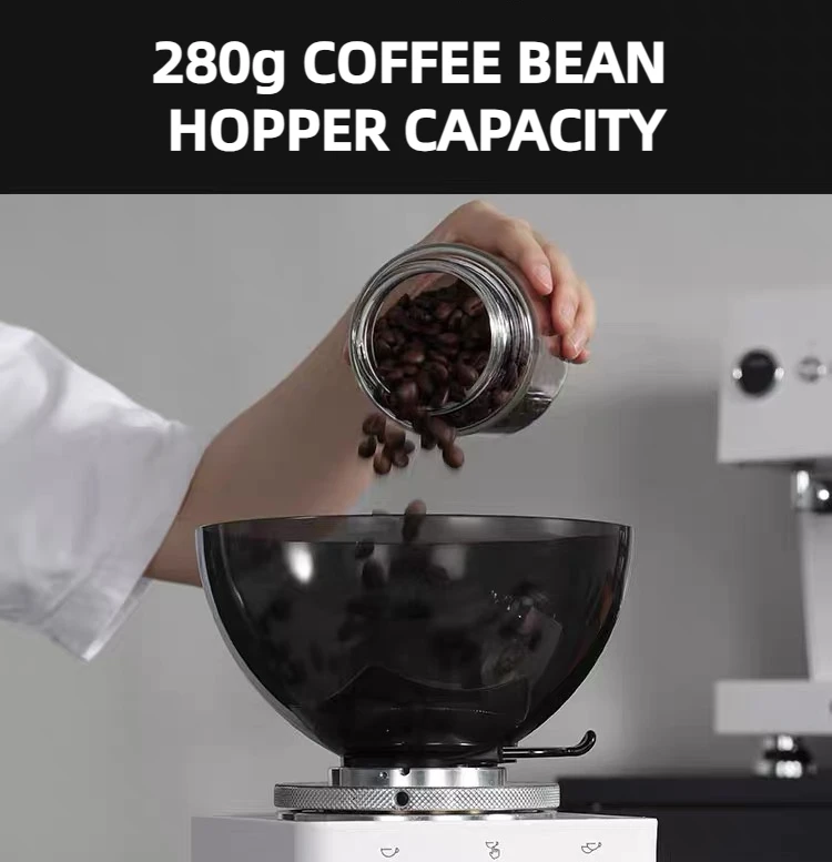 360W Coarse Grind Size Settings Automatic Burr Grinder Full Stainless Steel Housing One Touch Coffee Grinder