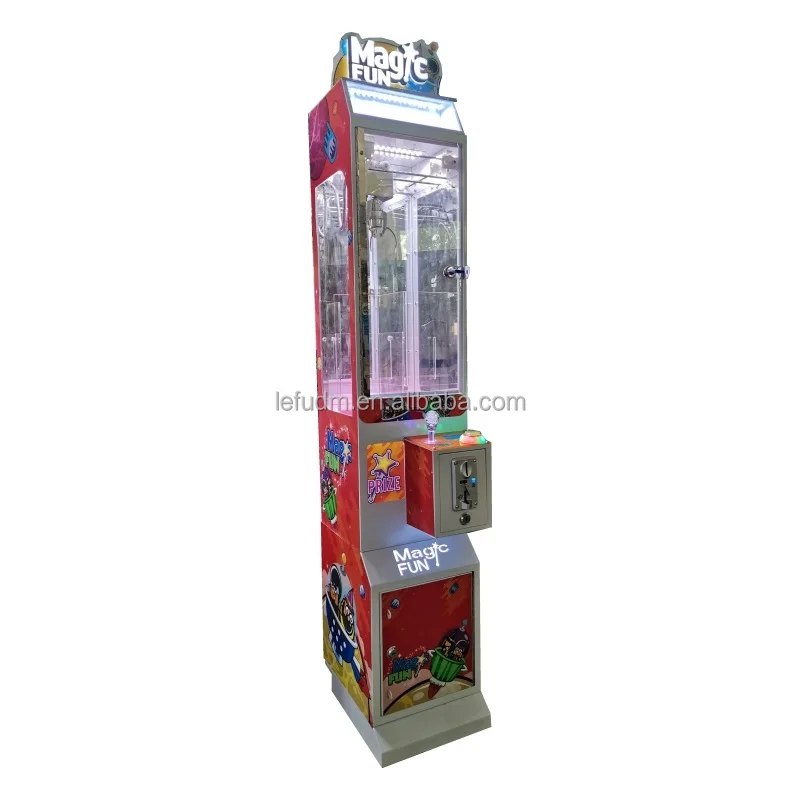 2023 New Mini Toy Claw Machine Indoor Magic Key Claw Machine  Mini Claw Machine with Bill Acceptor $300