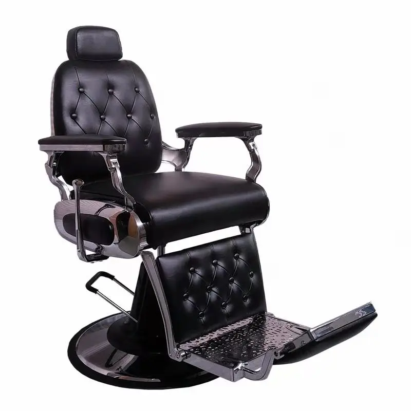 Hot Sale Leather Deluxe Fashion Design Barber Shop Hair Beauty Center Furniture Hairdressing Haircut Styling Salon Chair