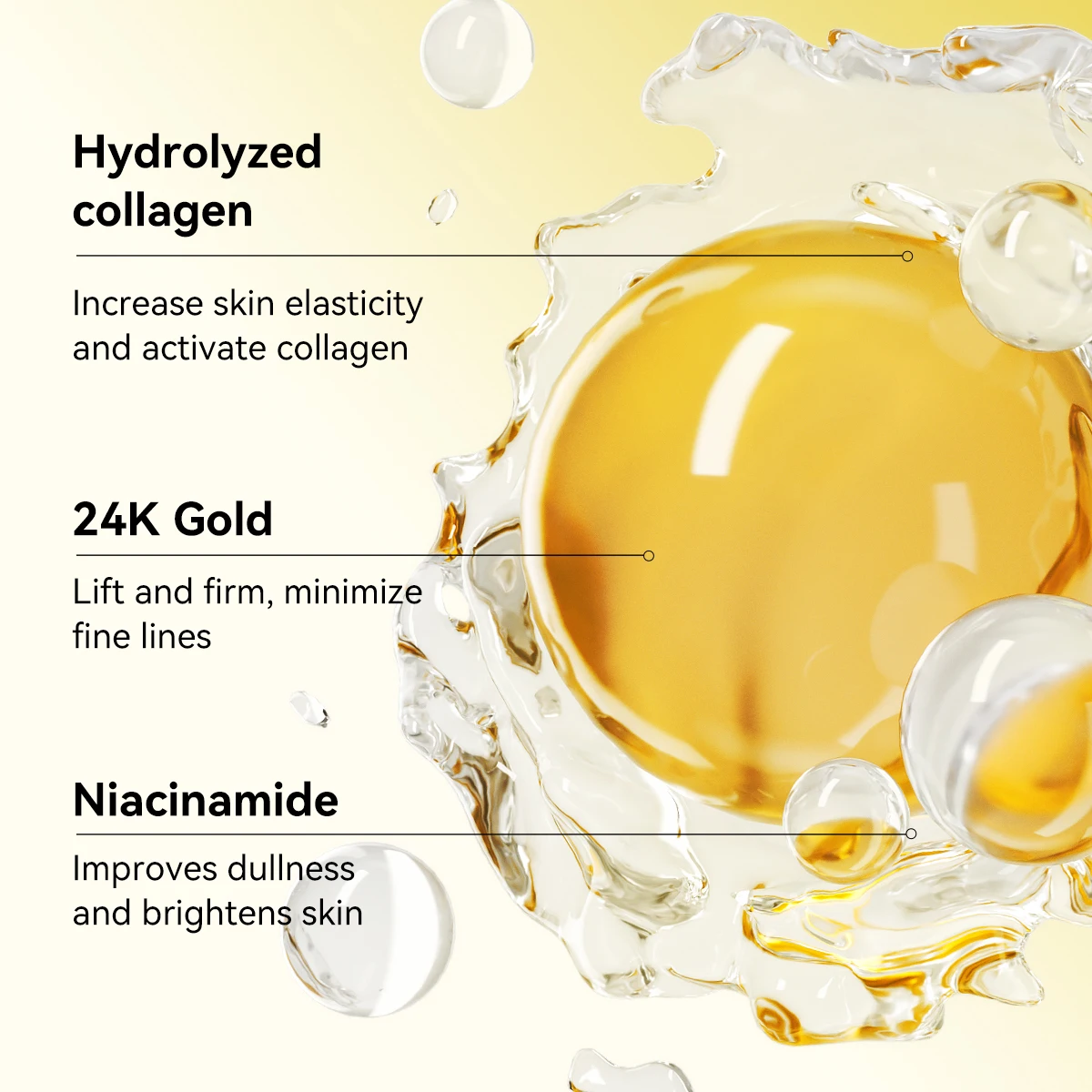 Lanbena Hot sales 24K Gold collagen facial mask beauty cosmetics for women wholesale face mask care