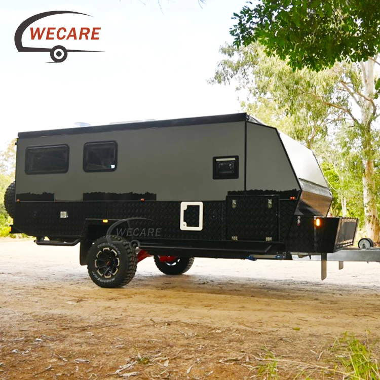Wecare Offroad Camping Caravan Travel Trailer Off Road RV Camper Van For Sale