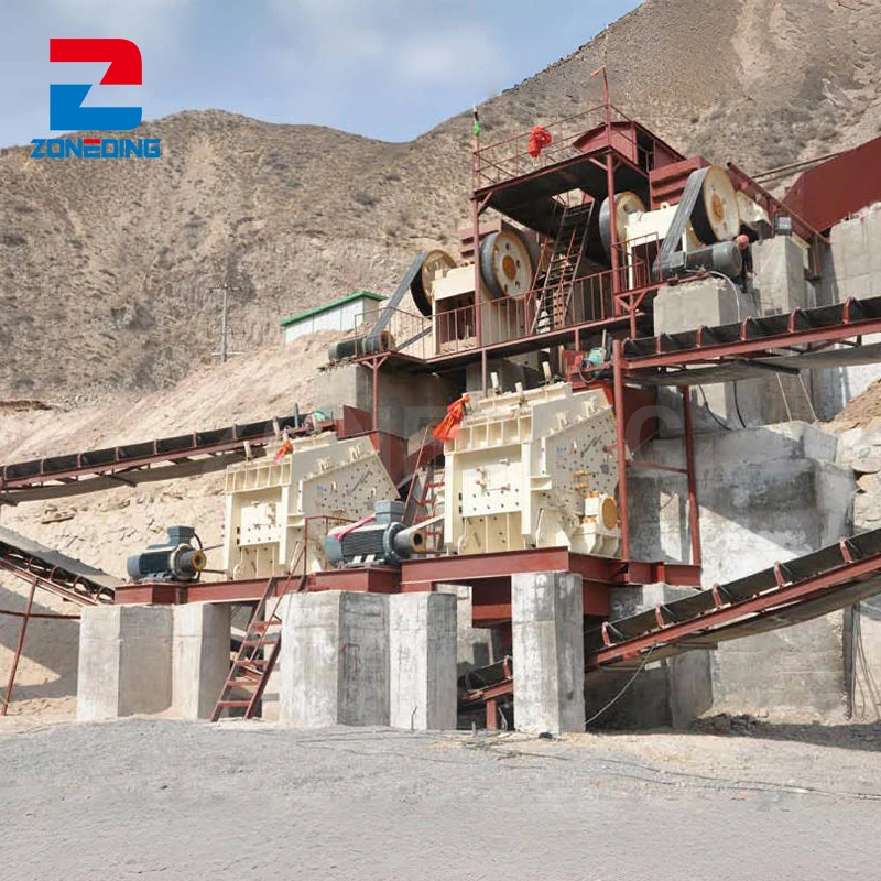 Stone Crusher Basalt Granite Limestone Crushing Plant 100tph Gravel and Screening Machine Stone Crushing Machinery