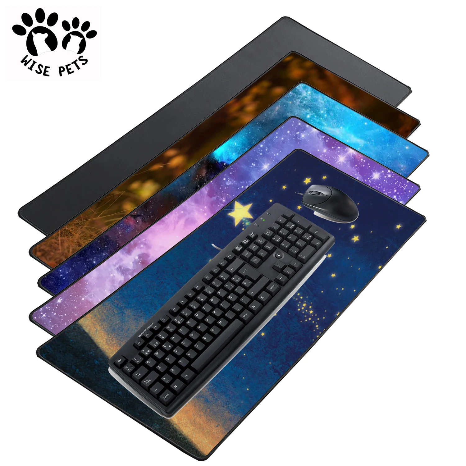 Custom Factory Gaming Mouse Pads Mous Blank Sublimation Printed Mousepads xxxl Big PC Desk Mats for OEM ODM with Edging and LOGO