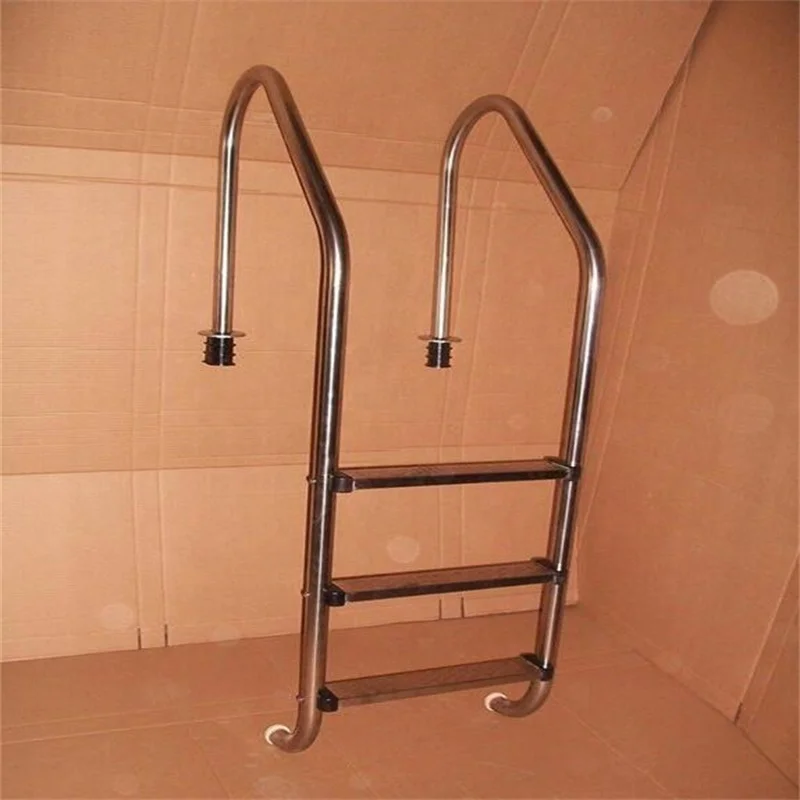 Swimming Pool 3 Steps Above Ground Stainless Steel Ladder