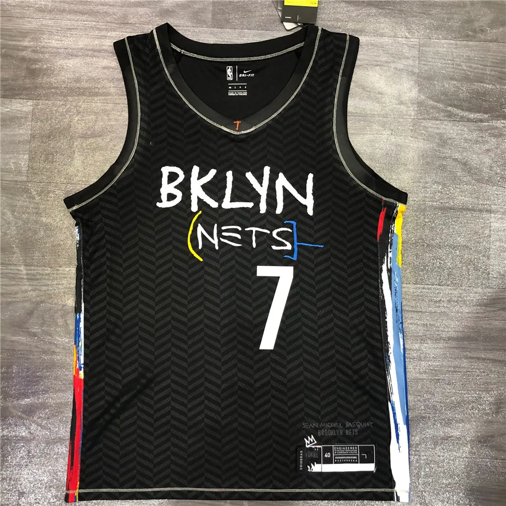 
2021 Top Quality BKLYN Basketball Jersey City Edition Durant #7 Irving #11Jordan#6 #22 #26 Mens Sports t-shirt 
