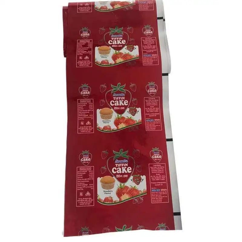 wholesale custom logo eco-friendly printing food packaging plastic laminated roll film