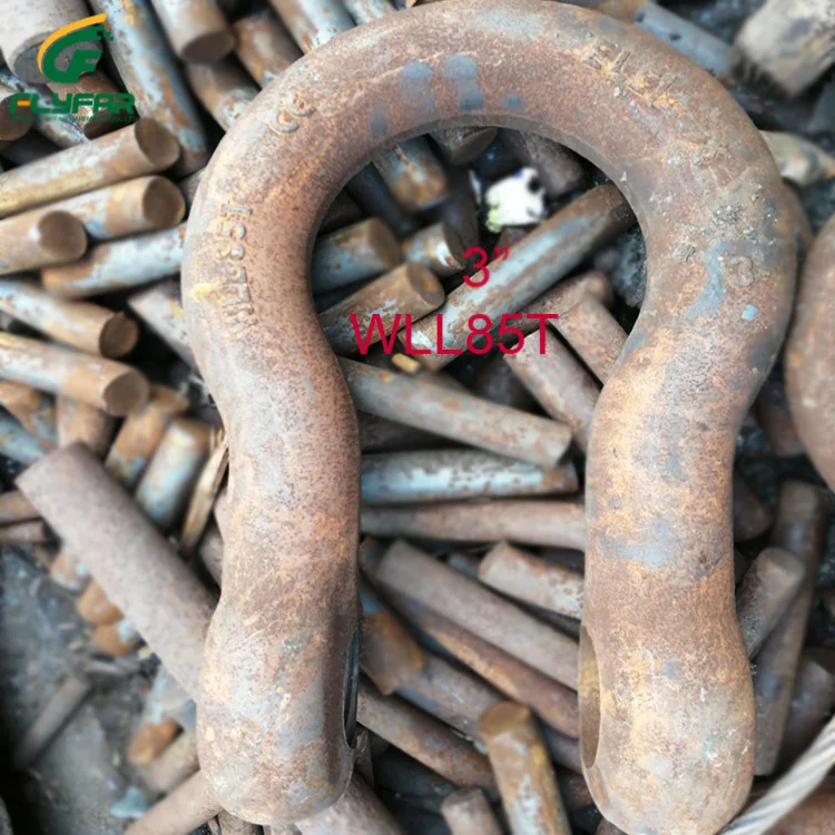Galvanized Forged Steel Screw Pin Bow Shackle