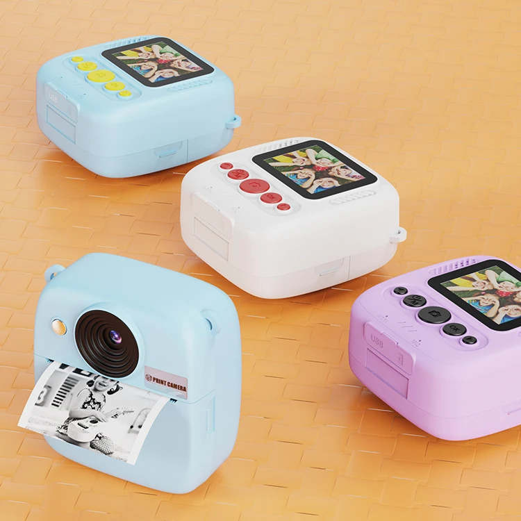 1200mAh Cheap Kids Digital Camera Thermal Instant Printing for Boys And Girls Fun Toys