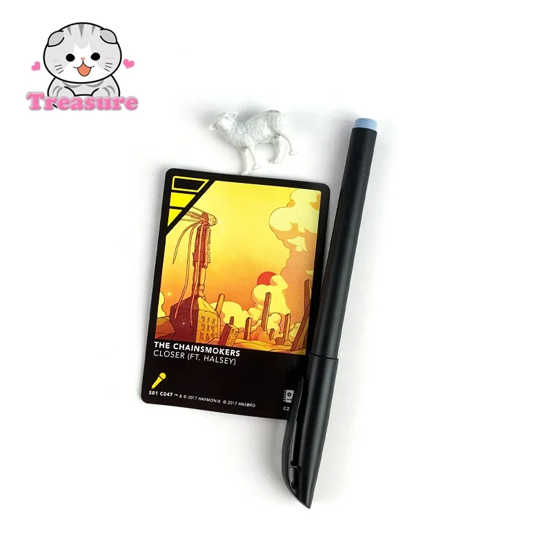 Pen surprise bag toy candy cartoon card